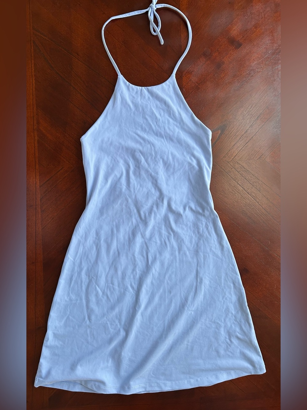 Susana Monaco blue Halter Mini Dress size M